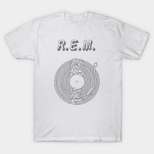 REM- Vintage Wave Aesthetic Design T-Shirt